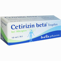 Cetirizin Beta Tropfen  10 ml - ab 4,99 €