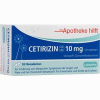 Cetirizin Fair- Med Healthcare 10 Mg Filmtabletten  20 Stück - ab 1,68 €