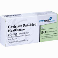 Cetirizin Fair- Med Healthcare 10mg Filmtabletten 50 Stück