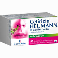 Cetirizin Heumann 10 Mg Filmtabletten  100 Stück - ab 2,53 €