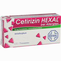 Cetirizin Hexal bei Allergien Filmtabletten 100 Stück - ab 0,87 €