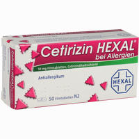 Cetirizin Hexal bei Allergien Filmtabletten 100 Stück - ab 1,03 €