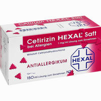 Cetirizin Hexal Saft bei Allergien 150 ml
