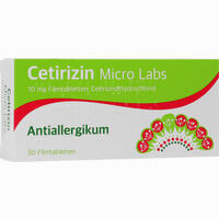 Cetirizin Micro Labs 10 Mg Filmtabletten 50 Stück
