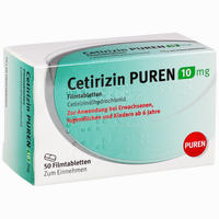 Cetirizin Puren 10 Mg Filmtabletten  50 Stück