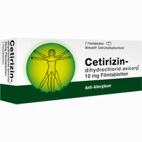 Cetirizindihydrochlorid Axicorp 10 Mg Filmtabletten AXICORP PHARMA 7 Stück 