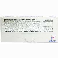 Chamomilla Radix/Citrus- Cydonia/quarz Ampullen 8 x 1 ml