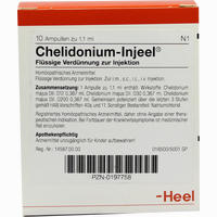 Chelidonium- Injeel Ampullen 10 Stück