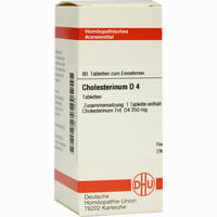 Cholesterinum D4 Tabletten 80 Stück - ab 7,18 €