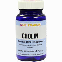 Cholin 100mg Gph Kapseln 120 Stück - ab 11,89 €