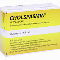 Cholspasmin Artischocke Tabletten 100 Stück - ab 6,94 €