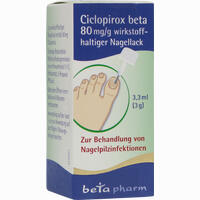 Ciclopirox Beta 80mg/G Wirkstoffhaltiger Nagellack 3.3 ml - ab 7,77 €