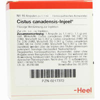 Cistus Canadensis- Injeel Ampullen 10 Stück