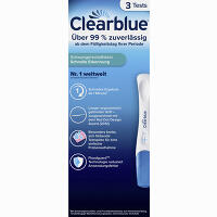 Clearblue Schwangerschaftstest Schnelle Erkennung 3 Stück