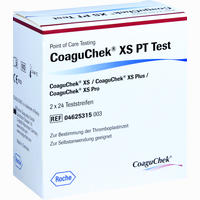 Coaguchek Xs Pt Test Teststreifen Roche diagnostics deutschland gmbh 2 x 24 Stück - ab 91,54 €