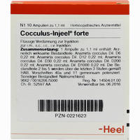 Cocculus- Injeel Forte Ampullen 10 Stück