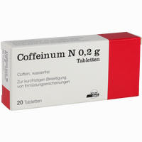 Coffeinum N 0.2g Tabletten 20 Stück - ab 4,85 €