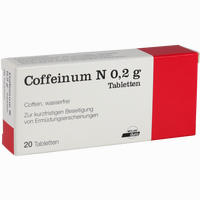 Coffeinum N 0.2g Tabletten 20 Stück - ab 5,20 €