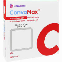 Convamax Superabsorber Nicht Adhäsiv 20x20 Cm Verband 10 Stück