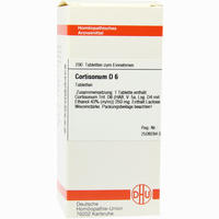 Cortisonum D6 Tabletten 80 Stück - ab 7,51 €