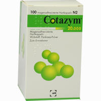 Cotazym 20.000 Kapseln  100 Stück - ab 29,40 €