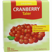 Cranberry Cerola- Taler Grandel  32 Stück - ab 13,50 €