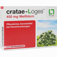 Cratae- Loges 450 Mg Weißdorn Filmtabletten  100 Stück - ab 12,51 €