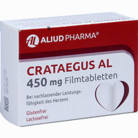 Crataegus Al 450mg Filmtabletten  50 Stück - ab 6,82 €