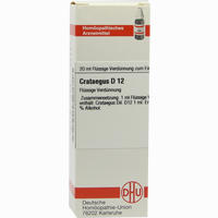 Crataegus D12 Dilution 20 ml - ab 6,64 €