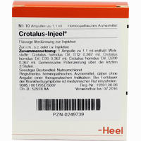 Crotalus- Injeel Ampullen 10 Stück