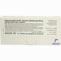 Cuprum Acet D5 Zinc Val D5 Ampullen 8 x 1 ml