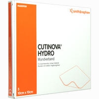 Cutinova Hydro Wundverband 10x10cm  Smith & Nephew GmbH 5 Stück 