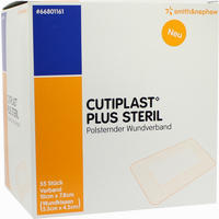 Cutiplast 10x7.8cm Plus Steril Verband 1 Stück - ab 1,09 €