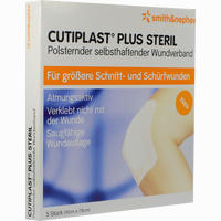 Cutiplast 10x7.8cm Plus Steril Verband 1 Stück - ab 1,09 €