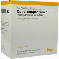 Cutis Compositum N Ampullen 100 Stück - ab 22,00 €