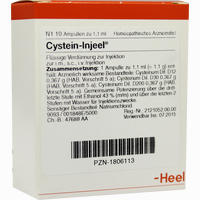 Cystein- Injeel Ampullen 10 Stück