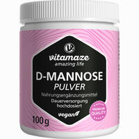 D- Mannose Pulver Hochdosiert Vegan 100 g