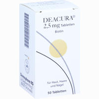 Deacura 2.5mg Tabletten 50 Stück - ab 9,58 €