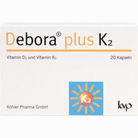 Debora Plus K2 Kapseln 20 Stück - ab 5,75 €