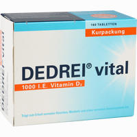 Dedrei Vital Kurpackung Tabletten 180 Stück