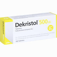 Dekristol 500 I.e. Tabletten  100 Stück - ab 2,35 €