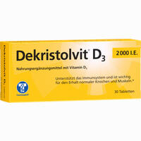 Dekristolvit D3 2000 I.e. Tabletten 30 Stück - ab 2,54 €