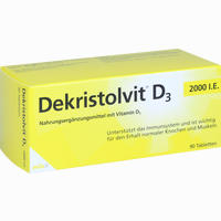Dekristolvit D3 2000 I.e. Tabletten 30 Stück - ab 2,55 €