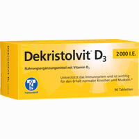 Dekristolvit D3 2000 I.e. Tabletten 30 Stück - ab 2,54 €