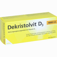 Dekristolvit D3 4000 I.e. Tabletten 30 Stück - ab 5,27 €
