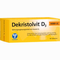 Dekristolvit D3 4000 I.e. Tabletten 30 Stück - ab 5,27 €