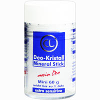 Deo Kristall- Mineral Stick Reise Grösse Stift 60 g - ab 3,60 €