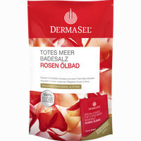 Dermasel Totes Meer Badesalz + Rose Spa Kombipackung 1 Packung