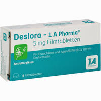 Deslora- 1a Pharma 5mg Filmtabletten  6 Stück - ab 1,56 €