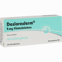 Desloraderm 5mg Filmtabletten  20 Stück - ab 5,55 €